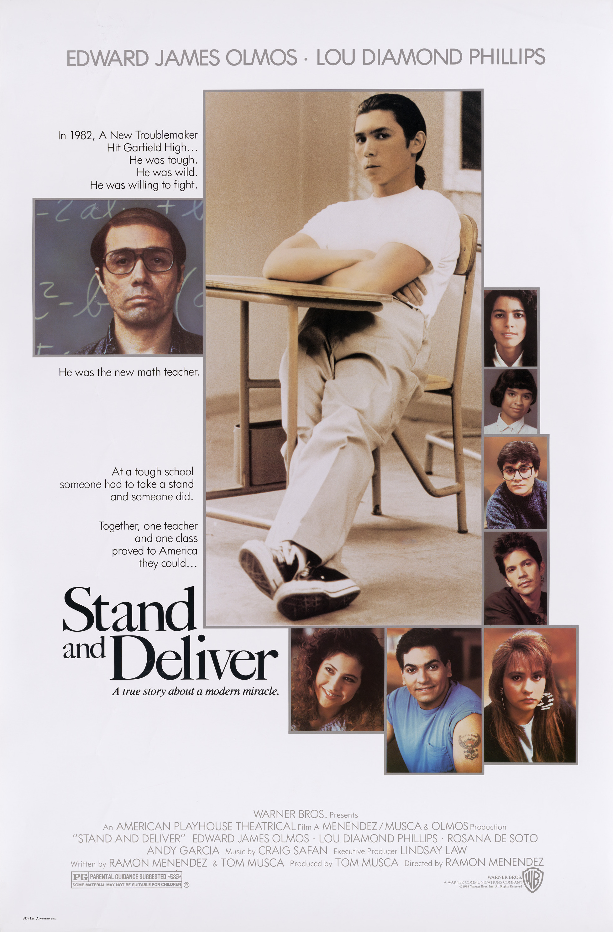Stand and Deliver movie poster